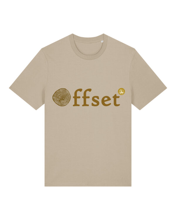 ECO Tee Shirt Brown on Desert Dust - Offset