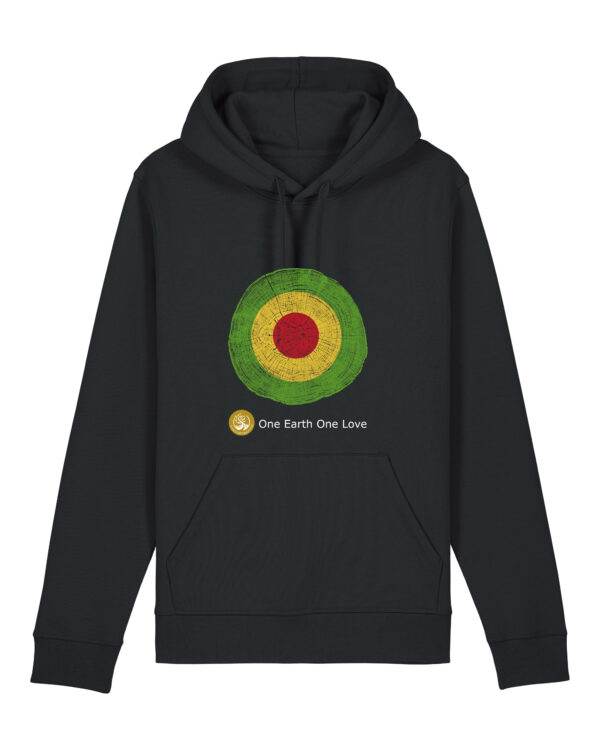 One Earth, One Love Hoodie - Black