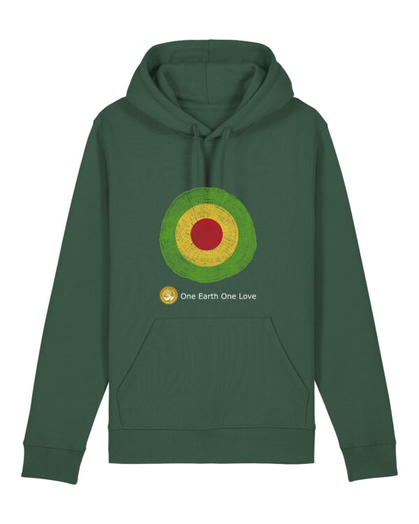 One Earth, One Love Hoodie - Glazed Green