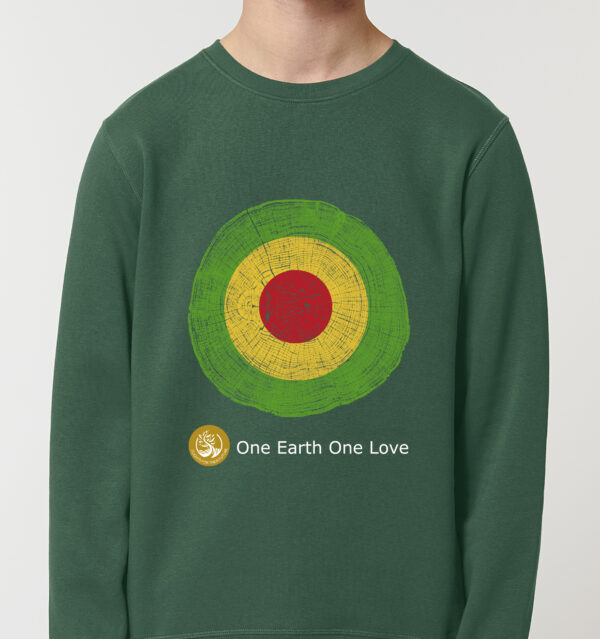 One Earth, One Love Sweatshirt - Glazed Green